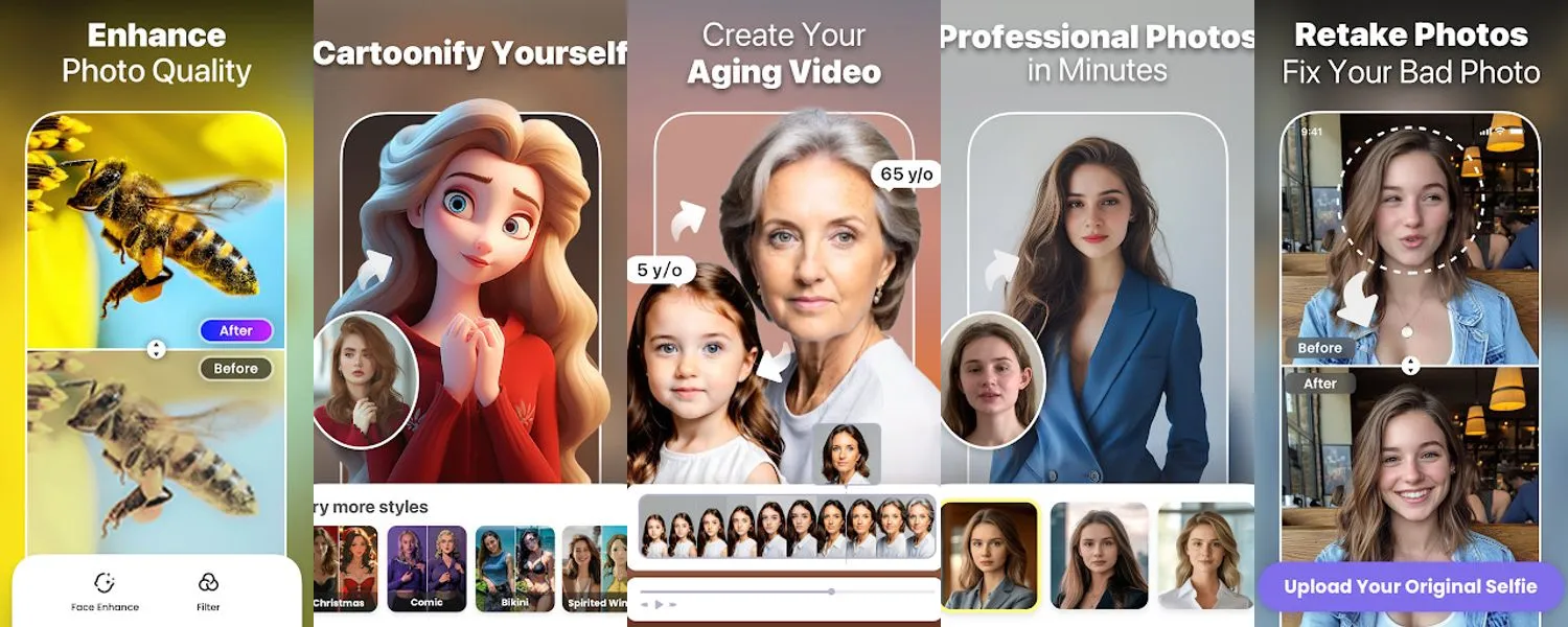 AI Art Photo Editor, Enhancer screenshots