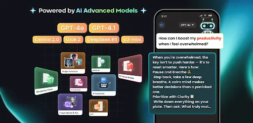 AI Chat : Chatbot & Assistant background