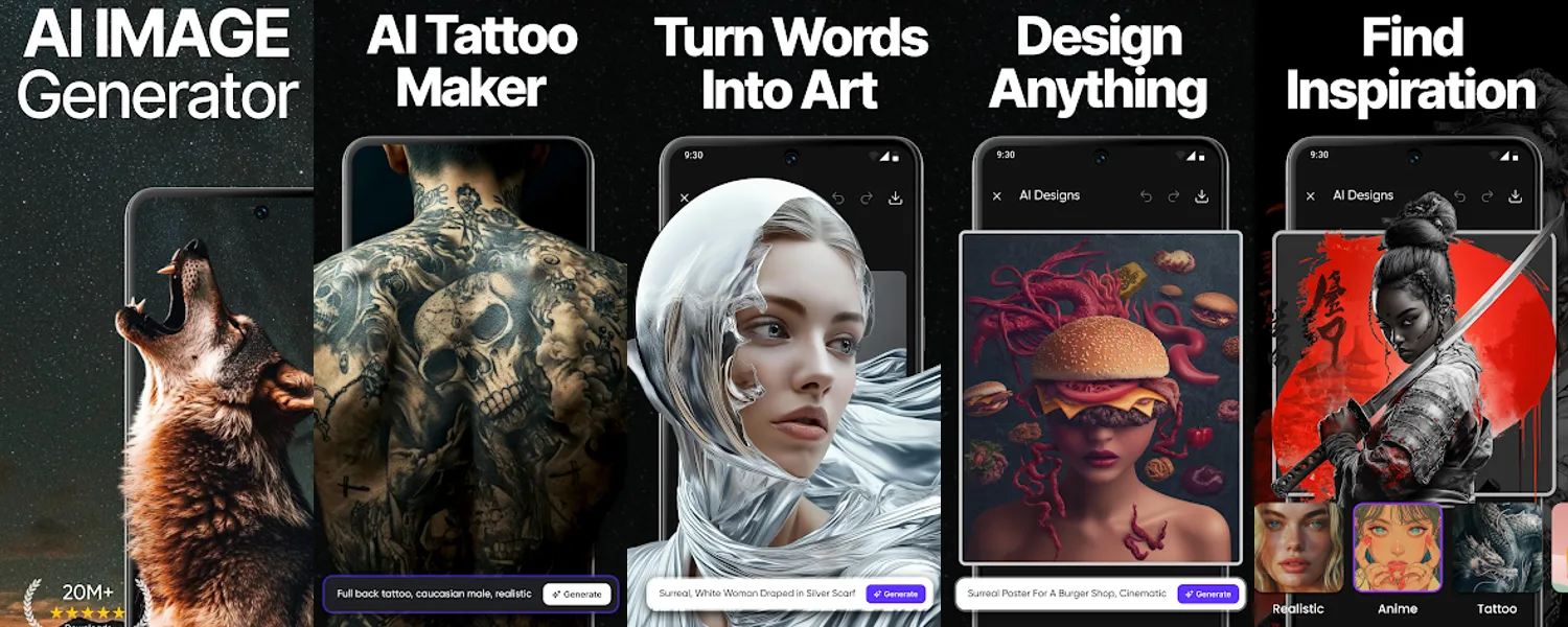 AI Image Generator: ImagineArt screenshots