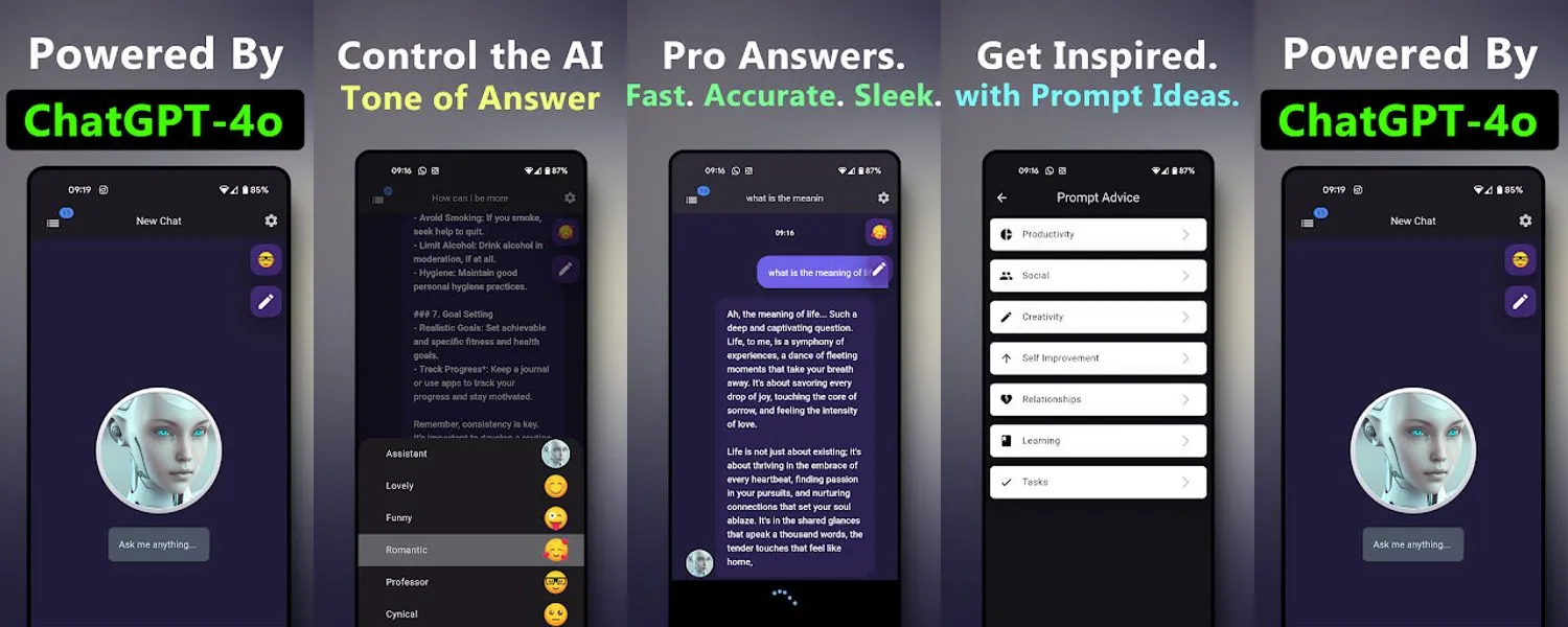 AI Voice Chat Bot: Open Wisdom screenshots