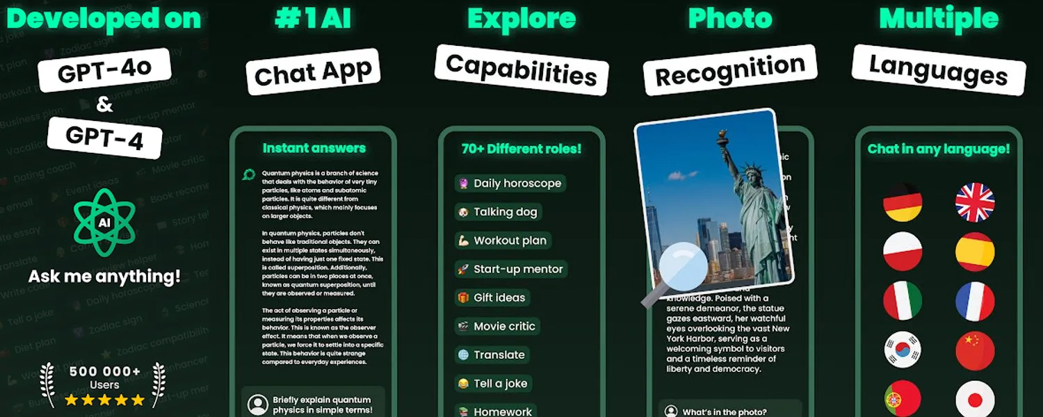 Chatbot AI - Ask AI Assistant screenshots
