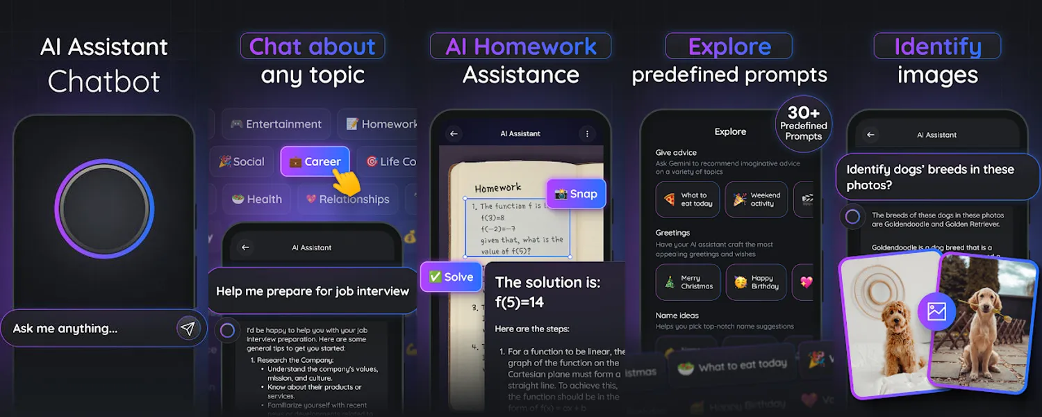 Gemmy AI: Chat & Assistant screenshots