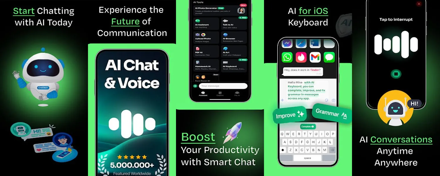 GoatChat - AI Chatbot screenshots