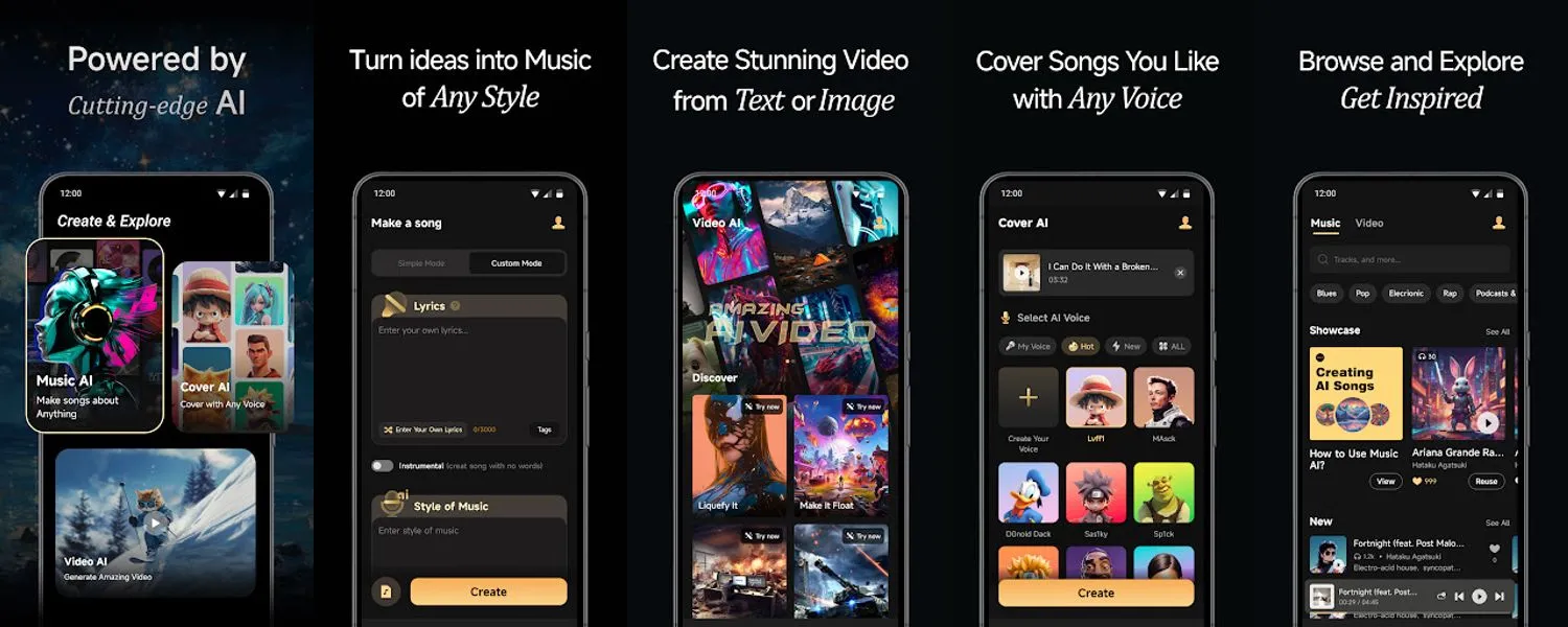 Music AI: Song Generator/Maker screenshots