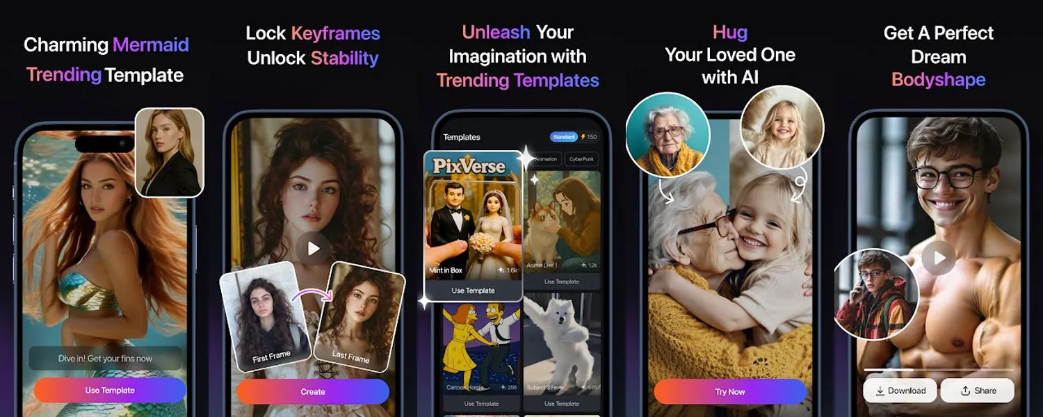 PixVerse: AI Video Generator screenshots