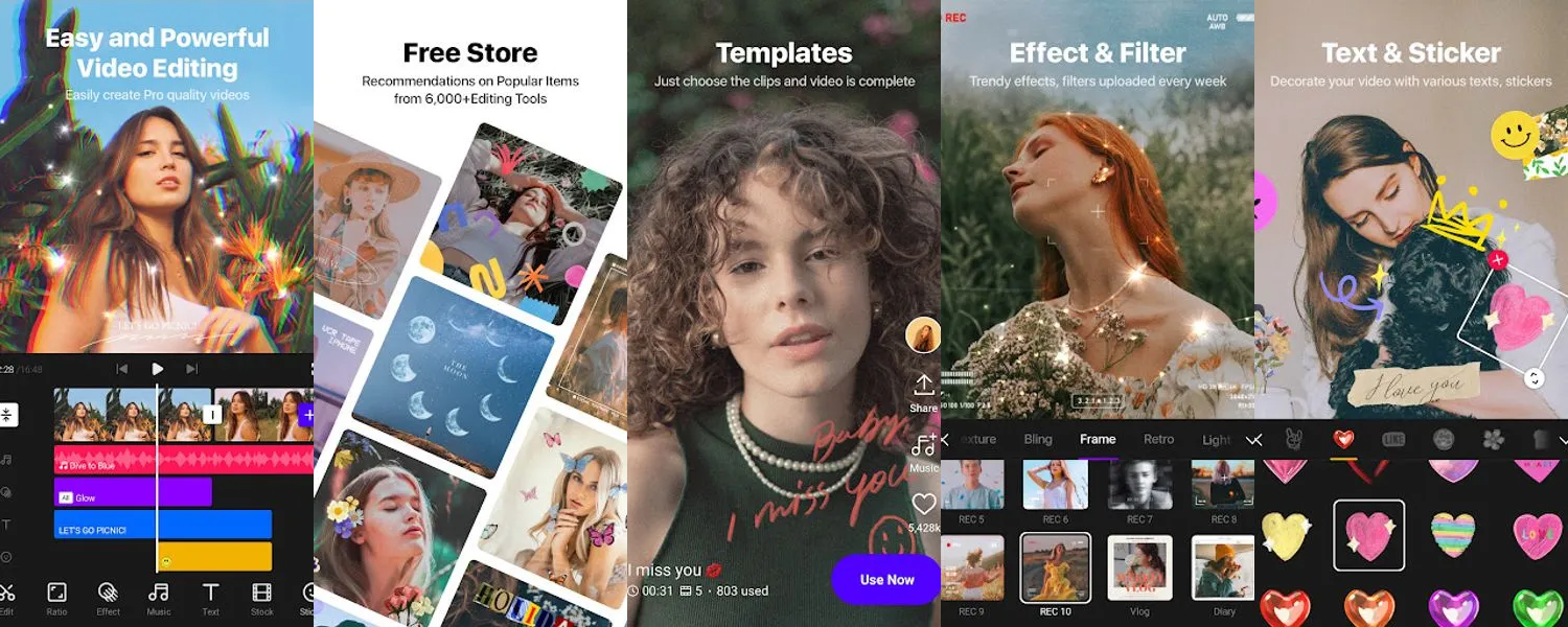 VITA - Video Editor & Maker screenshots